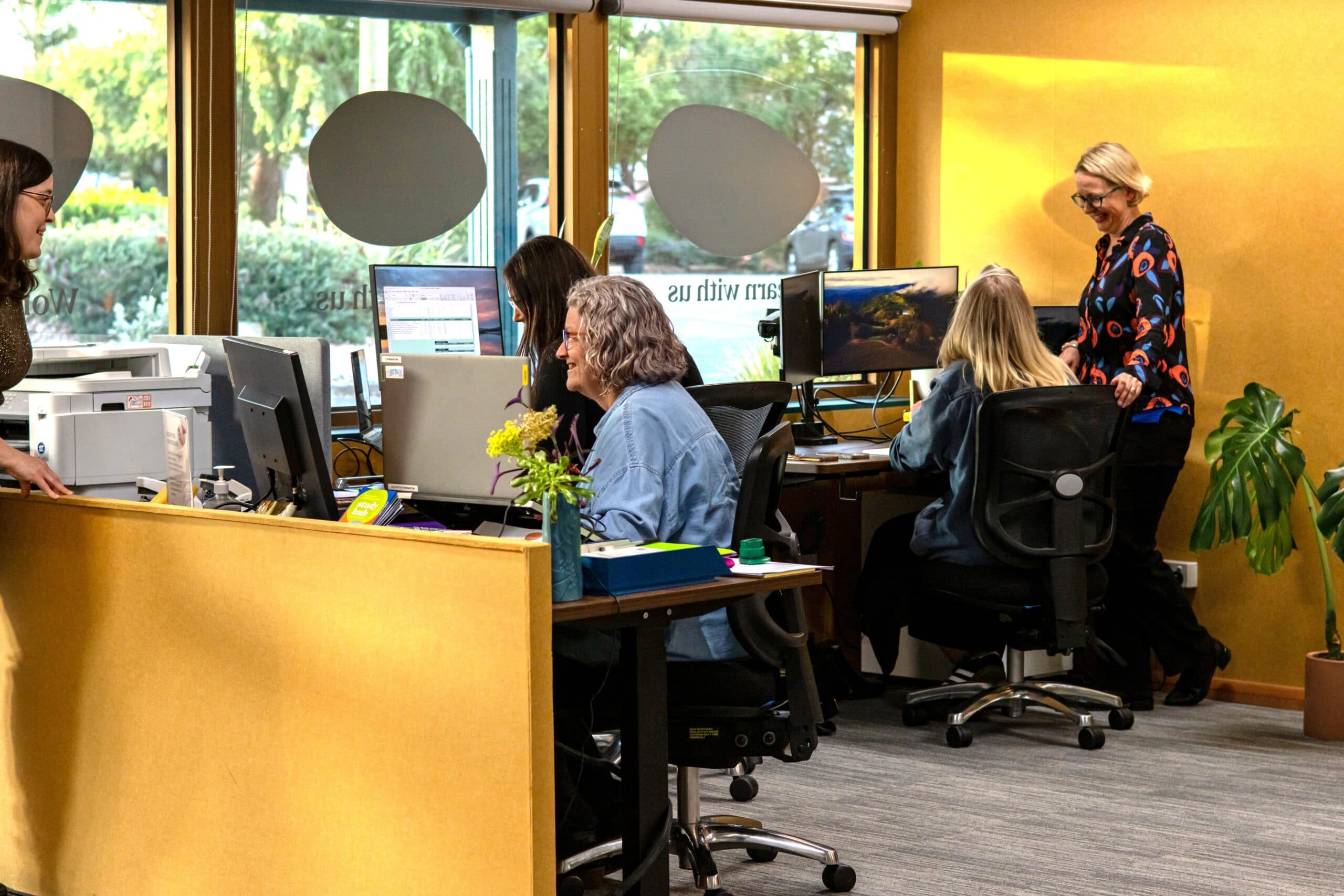 Co-founders at the Wilderness Hub (creidt_ S Wells)